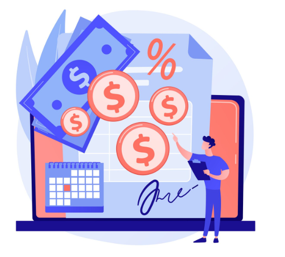 Expense tracking illustration